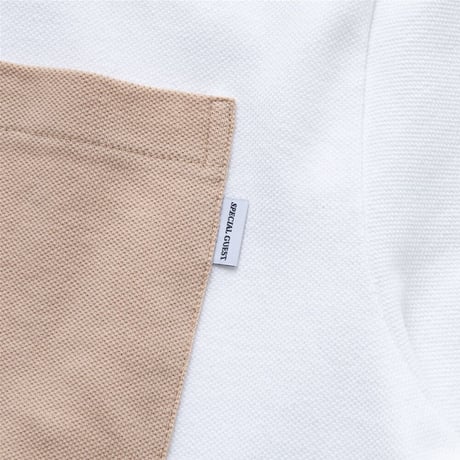 SPECIAL GUEST K.K. / SG 3COLORS S/S POLO SHIRTS / WHITE