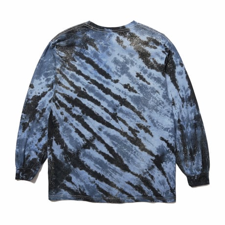 HOMBRE NINO / TIE DYE L/S PRINT TEE / NAVY