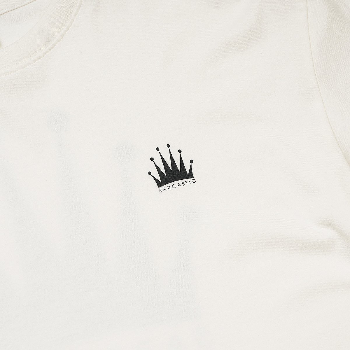 SARCASTIC / HOMME CROWN L/S TEE / WHITE | Sopho