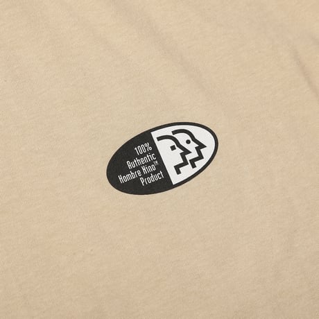HOMBRE NINO / S/S PRINT TEE (OVAL LOGO) / V GOLD