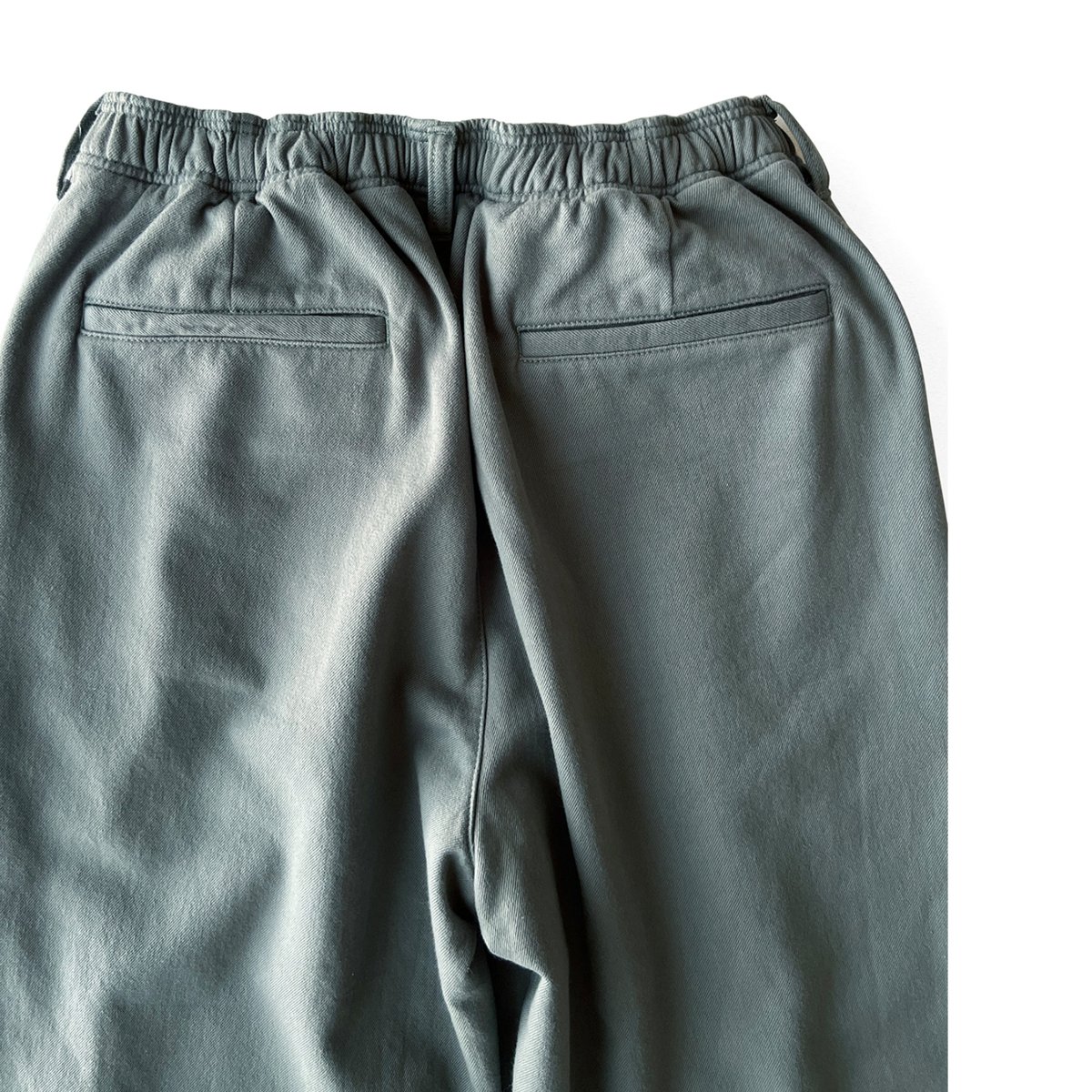 COMFORTABLE REASON / FLEECE BACK SLACKS / BLACK