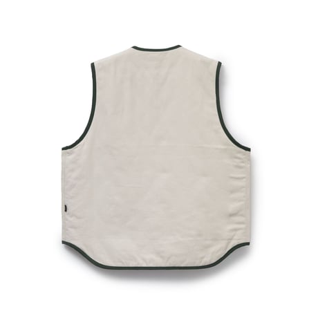 BoTT / WASHED DUCK VEST / NATURAL
