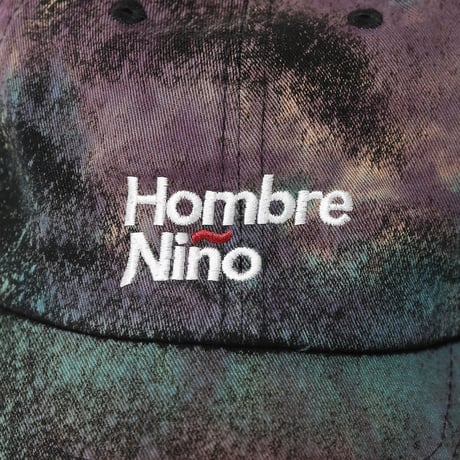HOMBRE NINO / TIE DYE 5 PANEL CAP / PURPLE BLACK