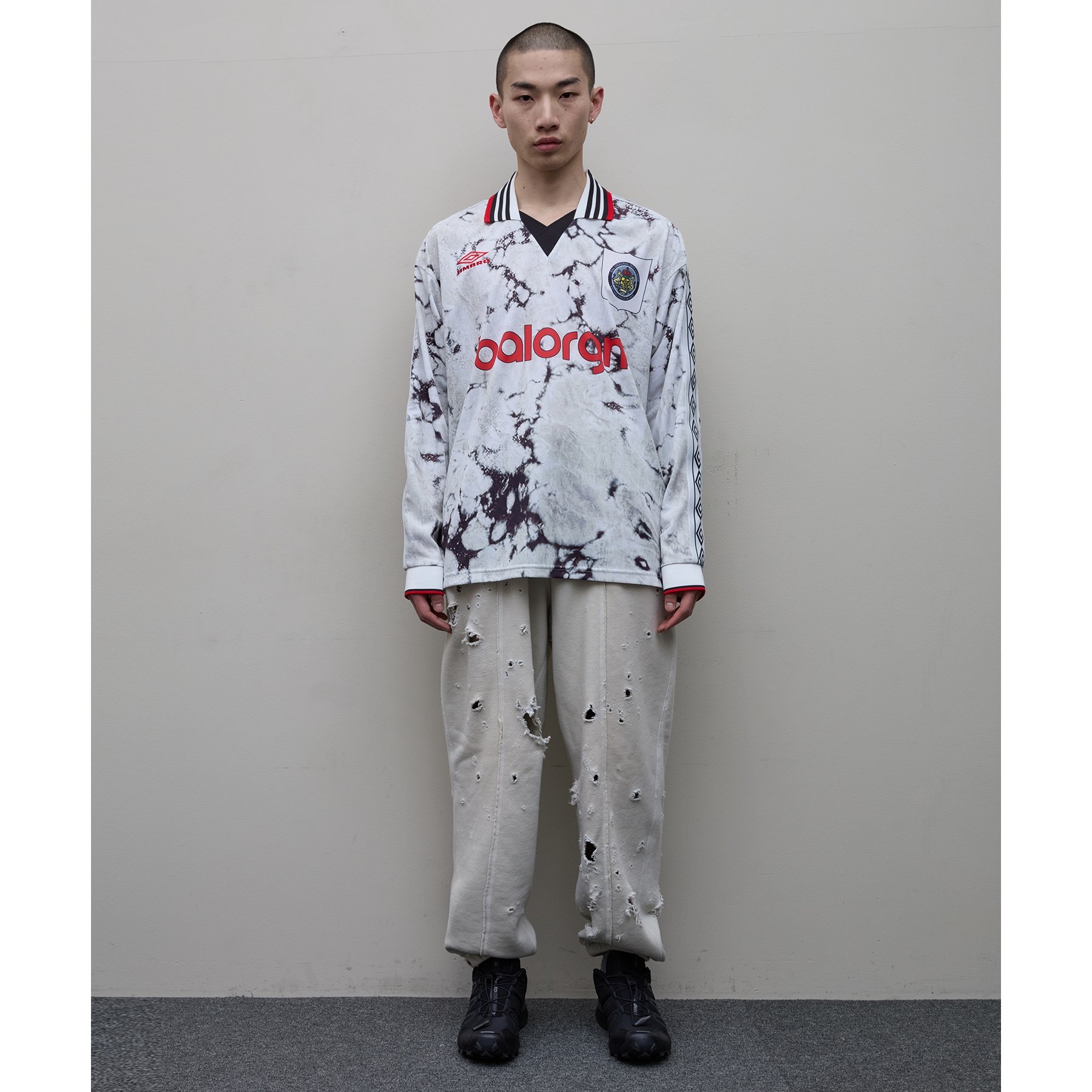 BAL × UMBRO / LS SOCCER JERSEY BAL / x UMBRO LS SOCCER JERSEY / WHITE | Sophomore