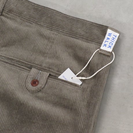 NOROLL / THICK WALK CORDS PANTS / SMOKE BROWN