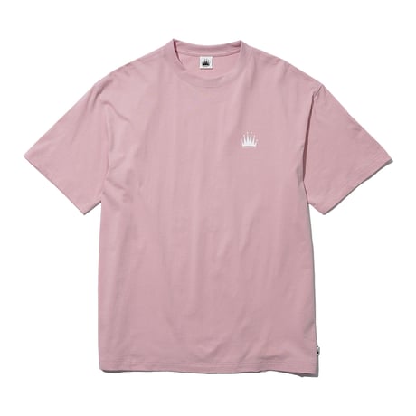SARCASTIC / HOMME CROWN SHORT SLEEVE TEE / L.PINK