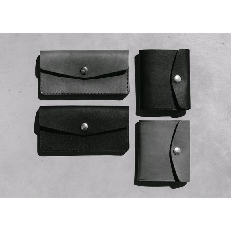 フィグベル　　財布 PHIGVEL MAKERS & Co. / SHORT WALLET / BLACK | S