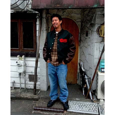 BoTT / WOLF VARSITY JACKET / FOREST