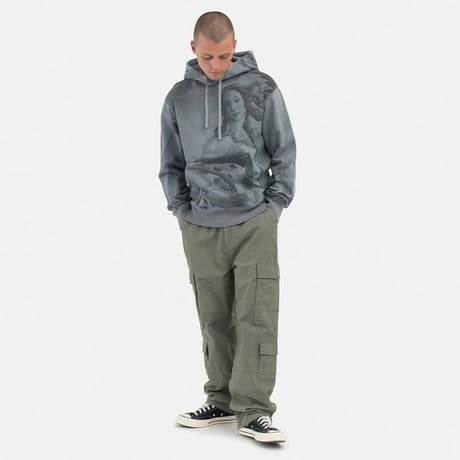 STUSSY / DYED VENUS HOODIE / BLACK