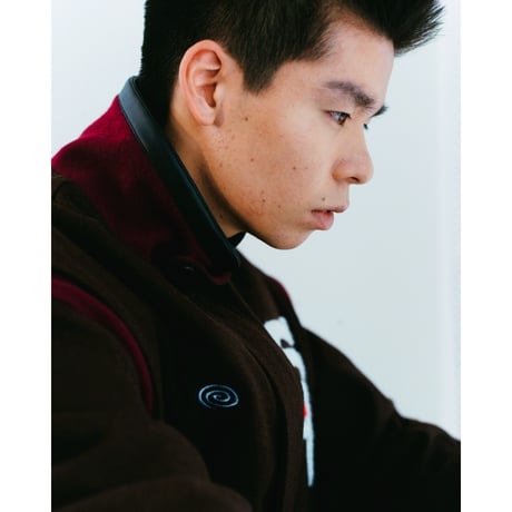 SOL soonerorlater / VARSITY JACKET / BROWN