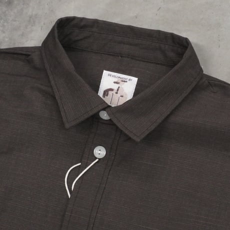 NOROLL / HWR SHIRT / DARKEST BROWN