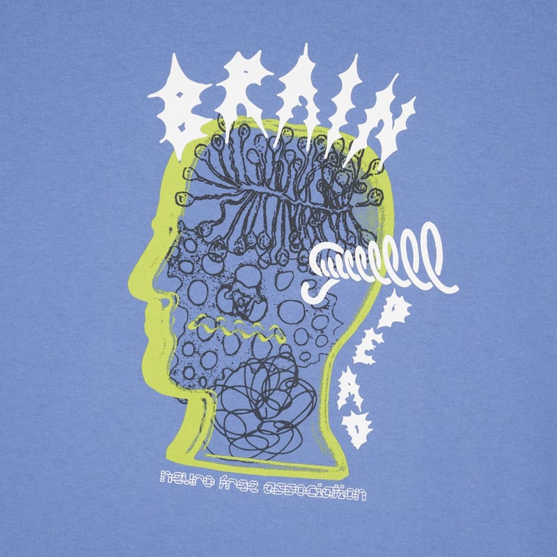 BRAIN DEAD RINGING EAR T-SHIRT BLUE Mサイズ BRAIN DEAD / RINGING EAR T-SHIRT / BLUE | Sopho