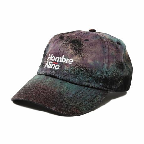 HOMBRE NINO / TIE DYE 5 PANEL CAP / PURPLE BLACK