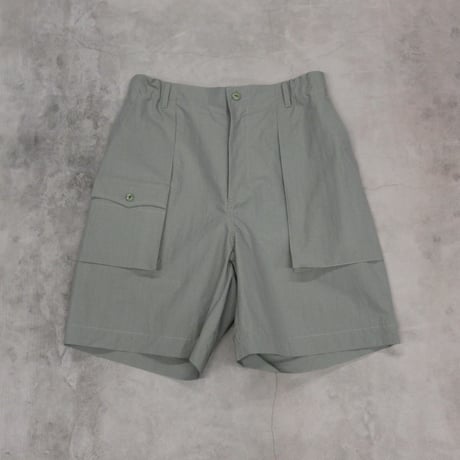 tone / COTTON NYLON GARDEN SHORTS / MOSS