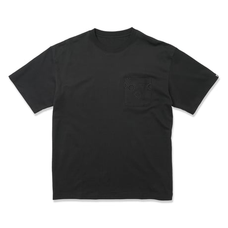 HOMBRE NINO / S/S PRINT TEE (CHEESE!!!) / BLACK