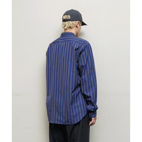 BAL / DOUBLE BUTTON SHIRT / NAVY