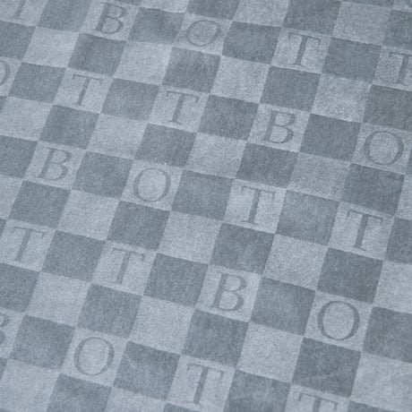 BoTT / CHECKERBOARD VELOUR POLO / LIGHT BLUE