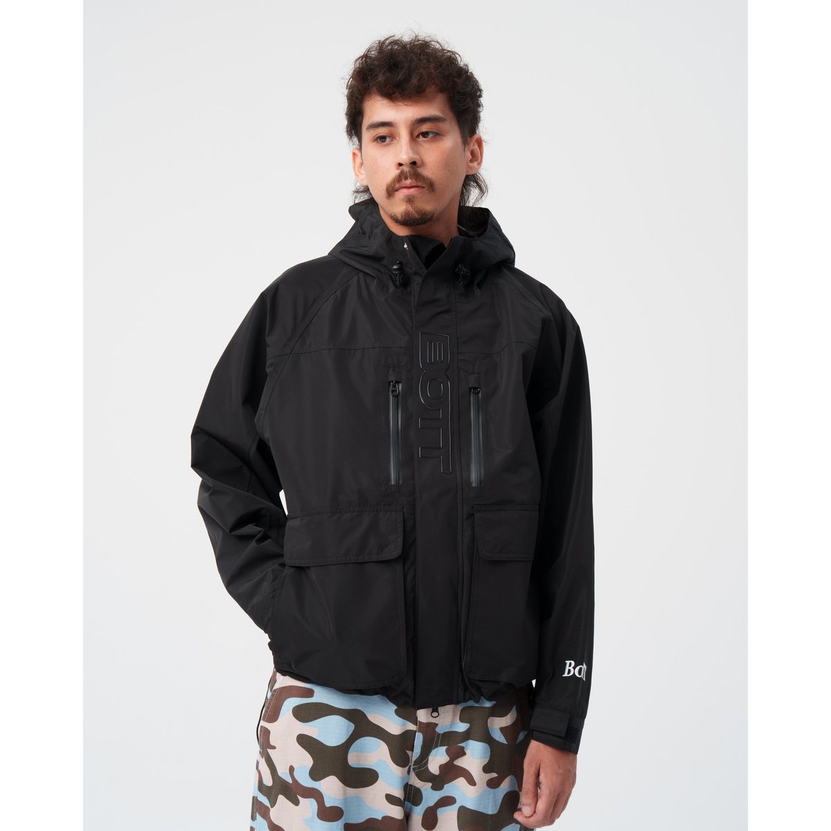 BoTT / WATERPROOF UTILITY JACKET / BLACK | Soph