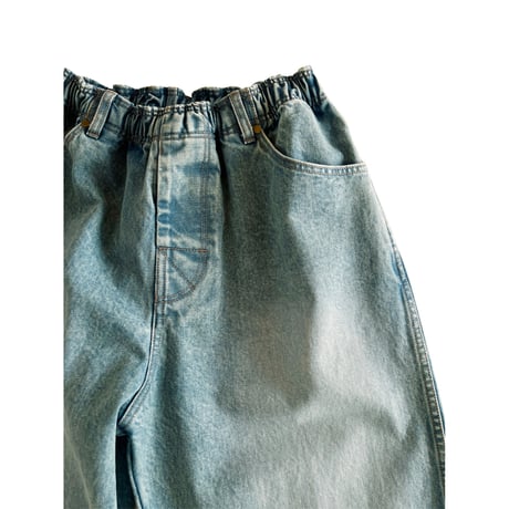 COMFORTABLE REASON / FADE STRAIGHT DENIM / SAND BLUE