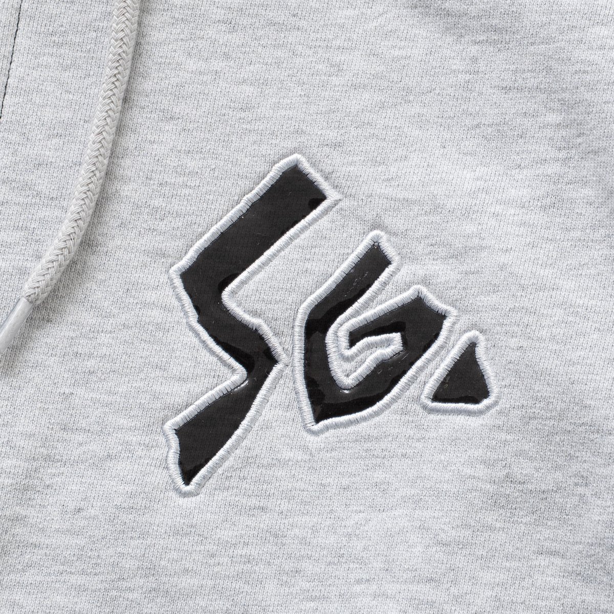 SPECIAL GUEST K.K. / PVC SG LOGO ZIP HOODIE / G