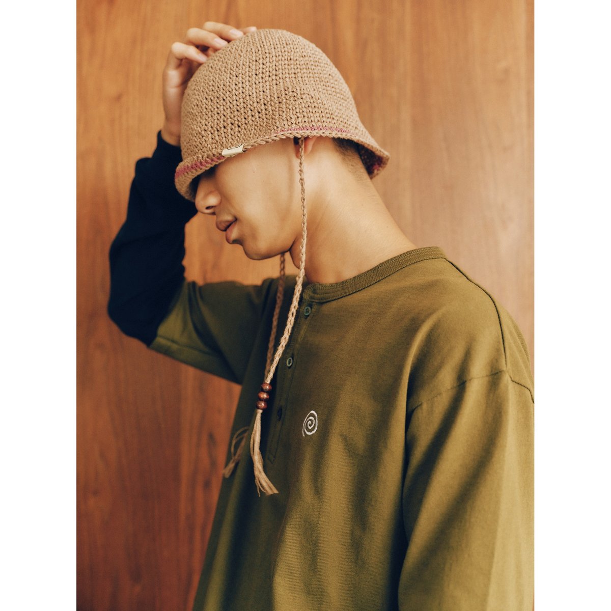SOL soonerorlater / FAKE LAYERED TEE / BLACK |