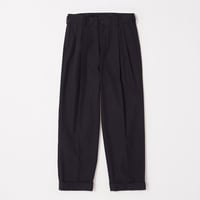tone / DOUBLE TAPERED SLACKS / NAVY