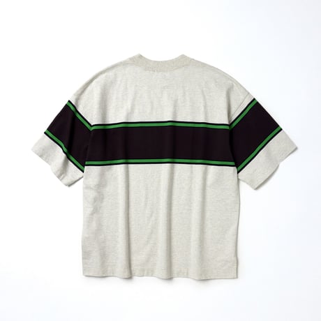 tone / MOCK NECK RUGBY T SHIRT / BORDER