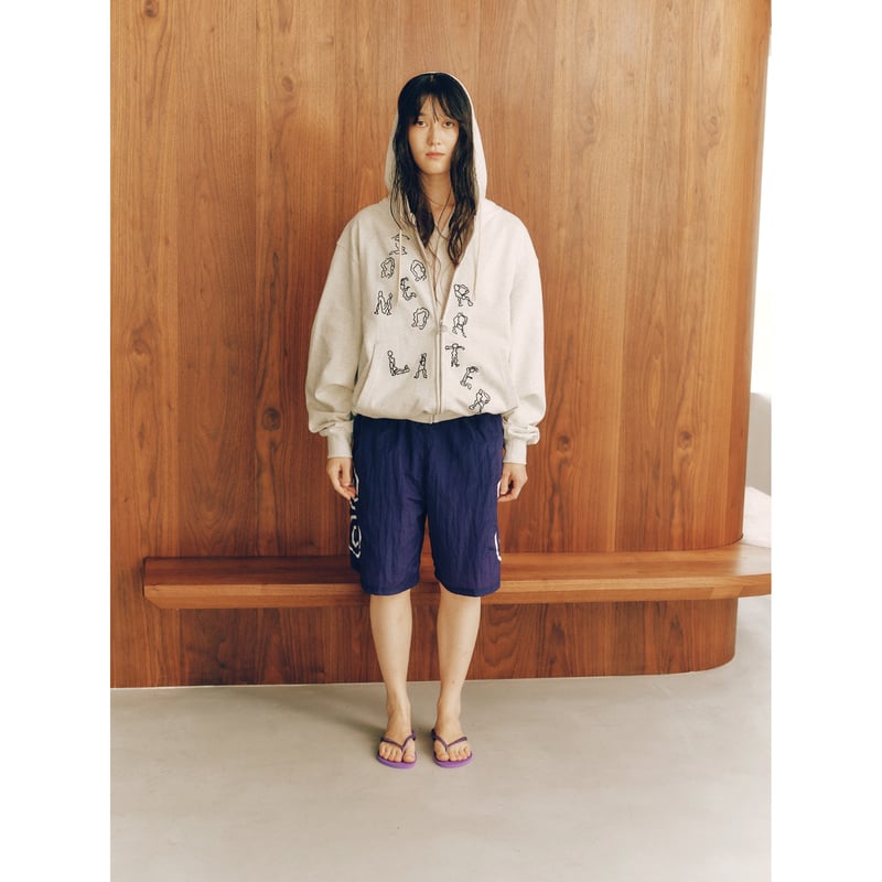 SOL soonerorlater / YOGA ZIP HOODIE / OATMEAL |