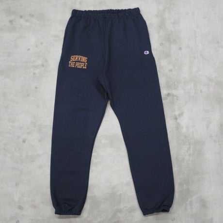 SERVING THE PEOPLE / COLLEGIATE SWEATPANTS / NAVY