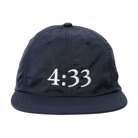 GARBAGE / SOFT BRIM 6 PANEL CAP (4:33) / NAVY (WHITE EMB)