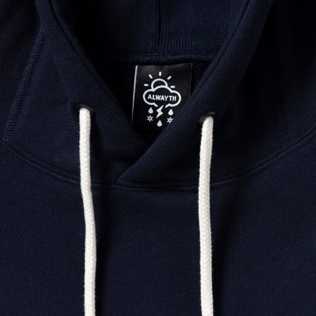 ALWAYTH / SWEAT HOODIE / NAVY