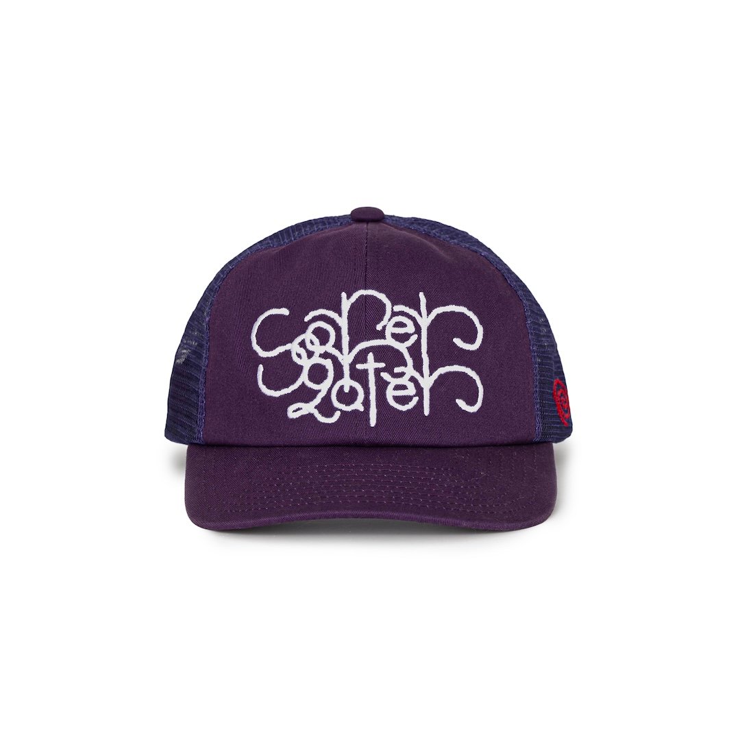 SOL soonerorlater Stem Logo Mesh Capパープル SOL soonerorlater / STEM LOGO MESH CAP / PURPLE