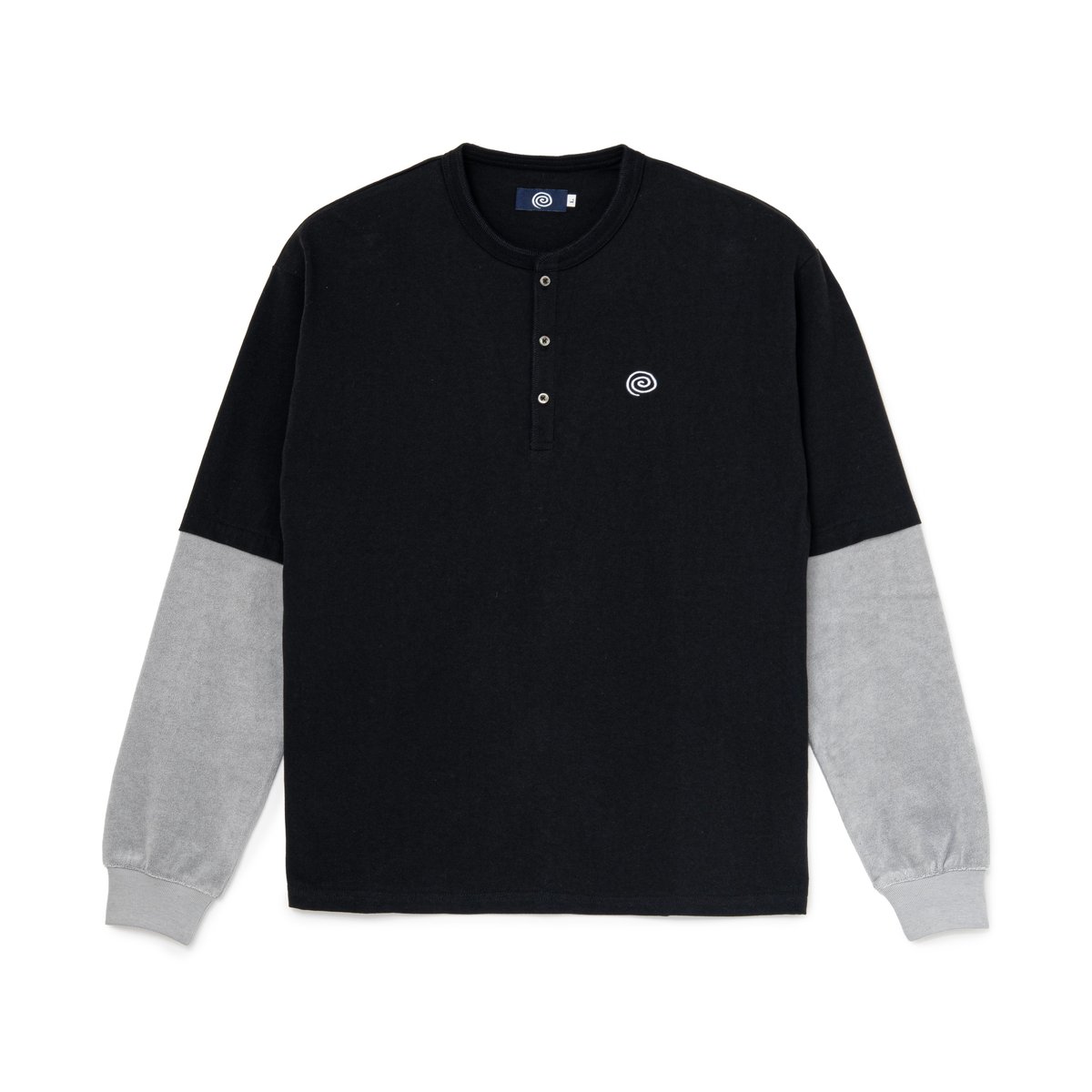 トップス sol soonerorlater Fake Layered Tee BLACK SOL soonerorlater / FAKE LAYERED TEE / BLACK |
