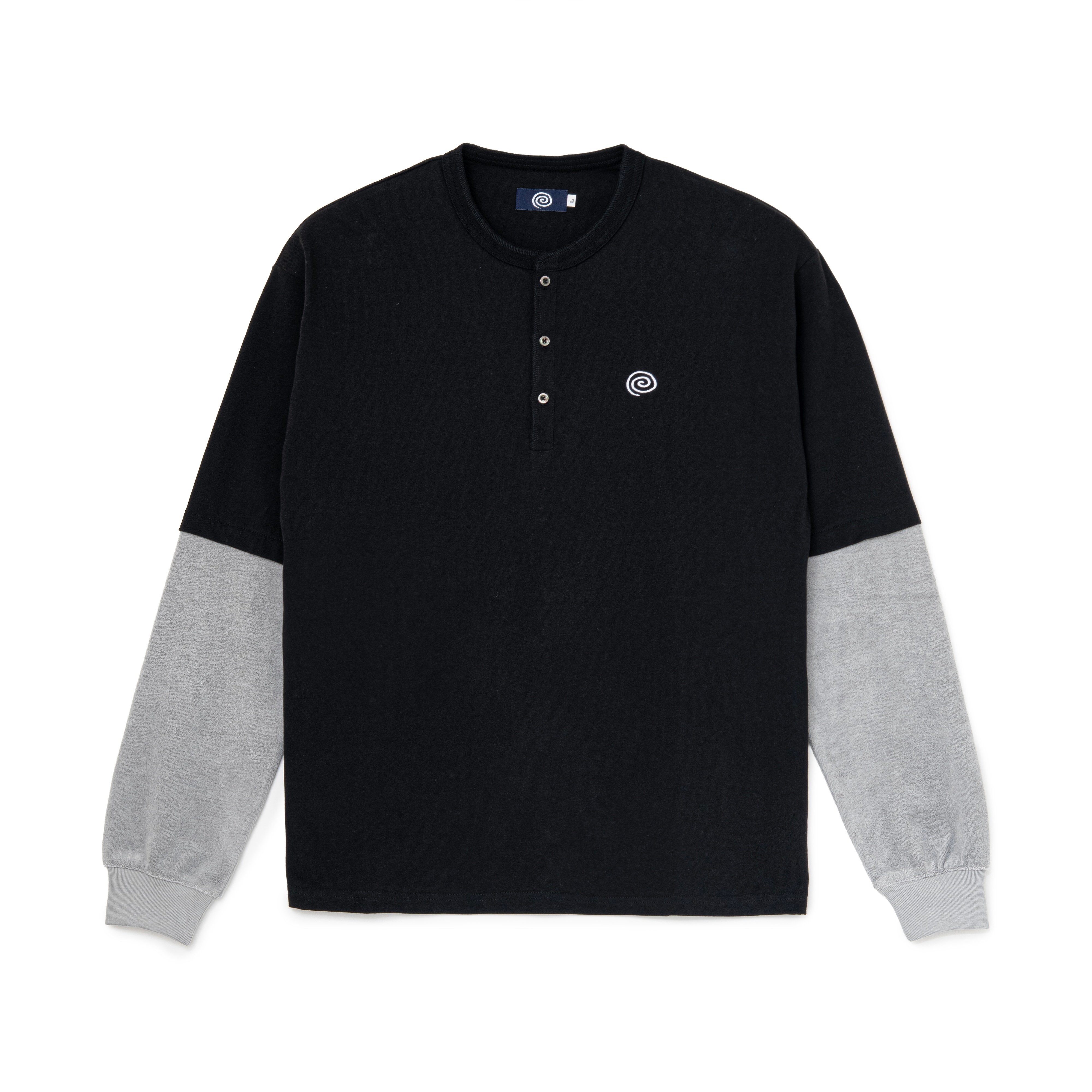 SOL soonerorlater プリントTシャツ ブラック M SOL soonerorlater / FAKE LAYERED TEE / BLACK | Sophomore