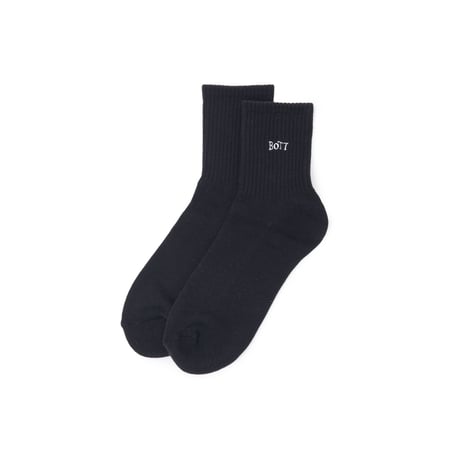 BoTT / OG LOGO EMB SOCKS / BLACK