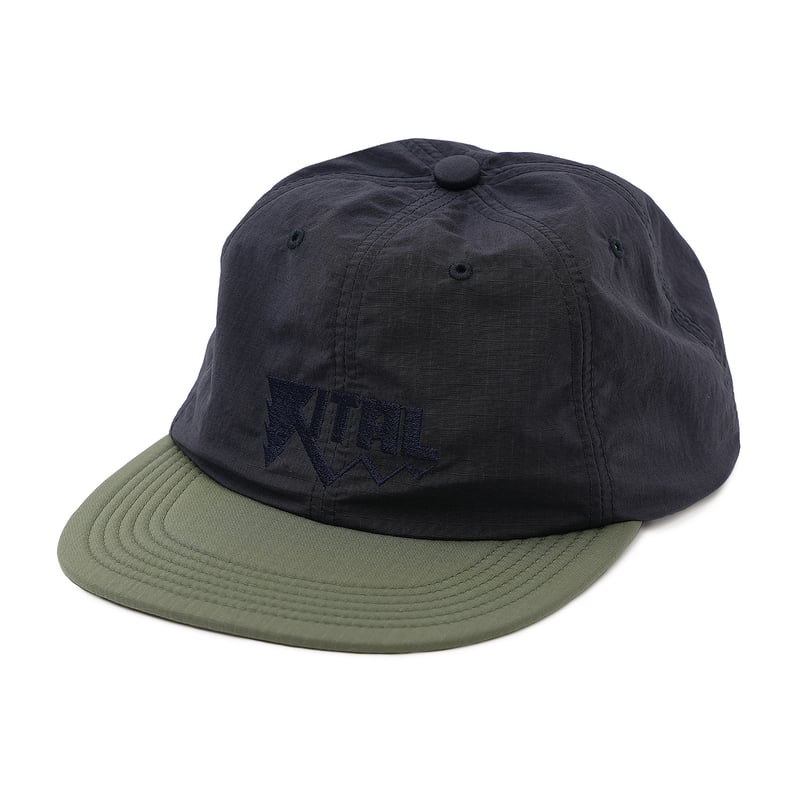 GARBAGE / SOFT BRIM 6 PANEL CAP (VITAL) / NAVY
