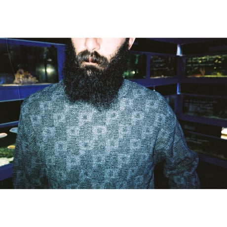 POLAR SKATE CO. / GEORGE SWEATER P PATTERN / GREY