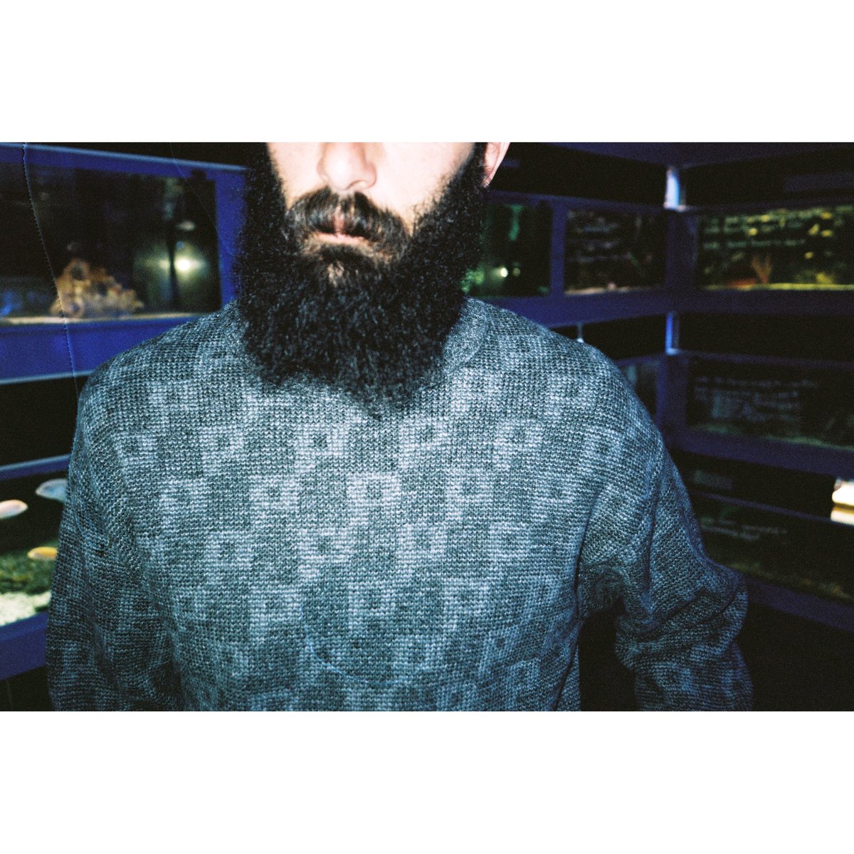 POLAR SKATE CO. / GEORGE SWEATER P PATTERN / GR