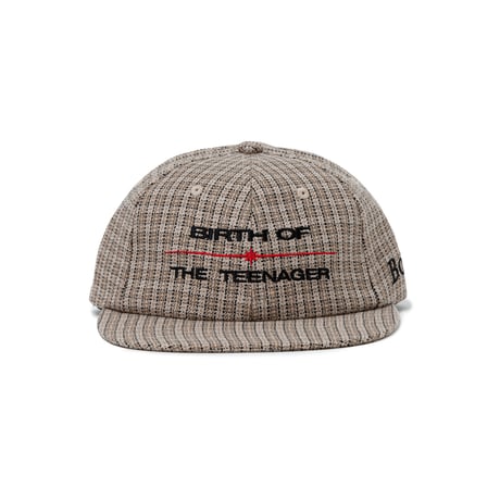 BoTT / PLAID 6-PANEL CAP / NATURAL