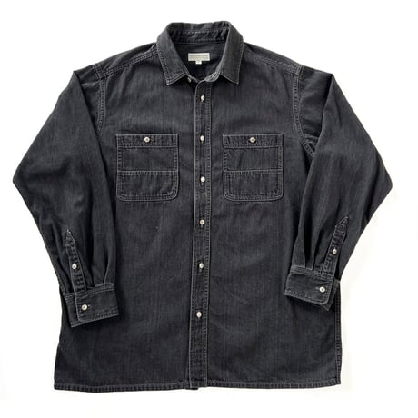 COMFORTABLE REASON / FADE DENIM SHIRTS / BLACK FADE