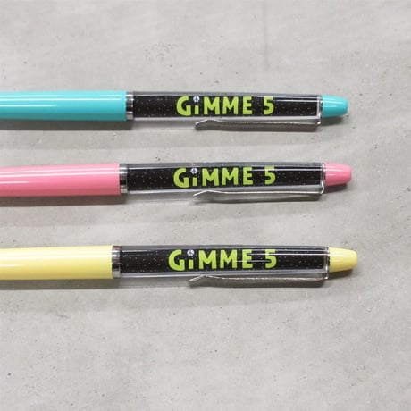 GIMME FIVE x TIM COMIX / SPACE SHIP FLOATING PEN / YELLOW ＋ PINK ＋ MINT
