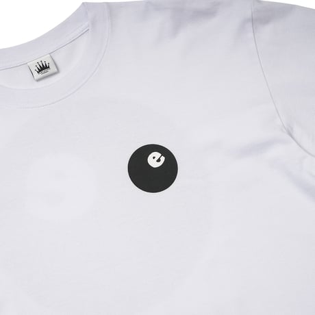 SARCASTIC / E BALL 25 SHORT SLEEVE TEE / WHITE