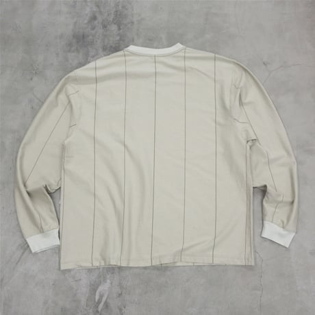 NOROLL / UNEVENNESS L/S TEE / LT.BEIGE