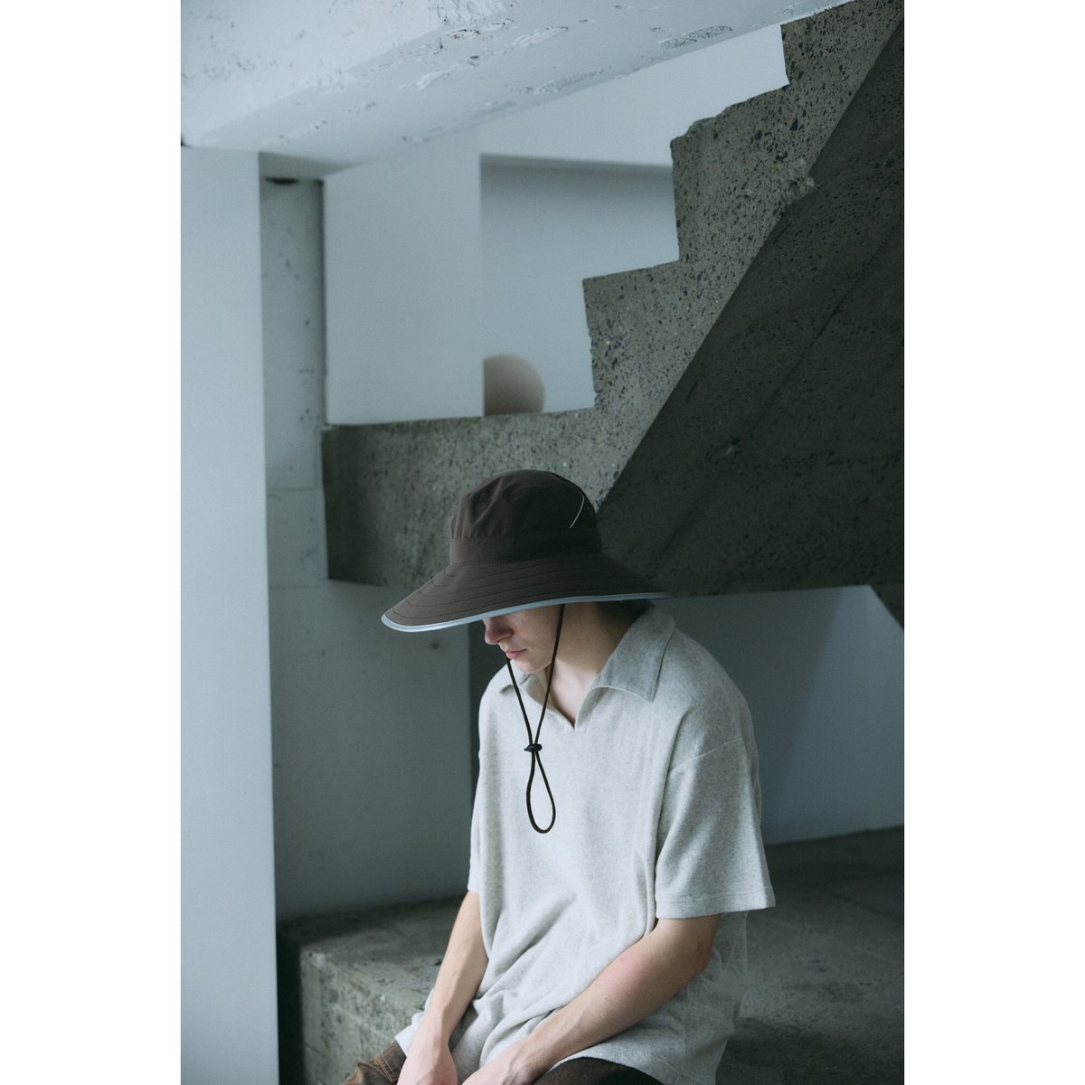 COMFORTABLE REASON / SUN SHADE HAT / BROWN | So