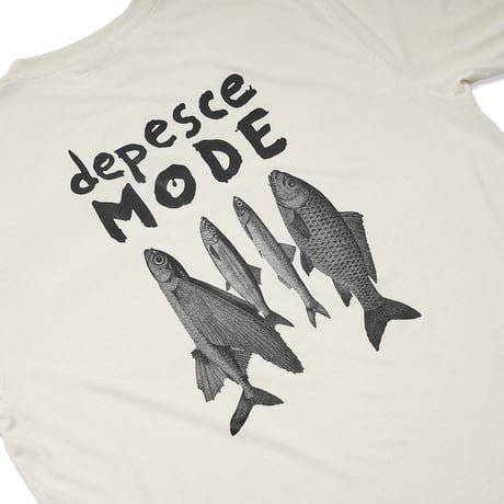 GARBAGE / POCKET TEE (DEPESCE MODE) / O.WHITE (BLACK PRINT)
