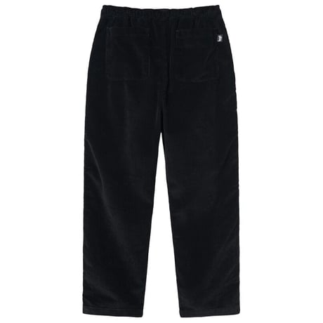 STUSSY /  CORDUROY RELAXED PANT / BLACK