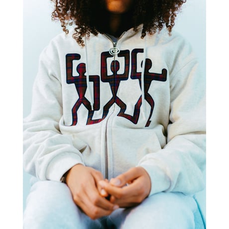 SOL soonerorlater / 3GUYS PADDED ZIP HOODIE / OATMEAL
