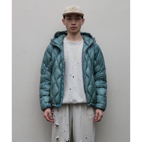 BAL / x TAION REMOVABLE SLEEVE DOWN JACKET / BLUE GRAY