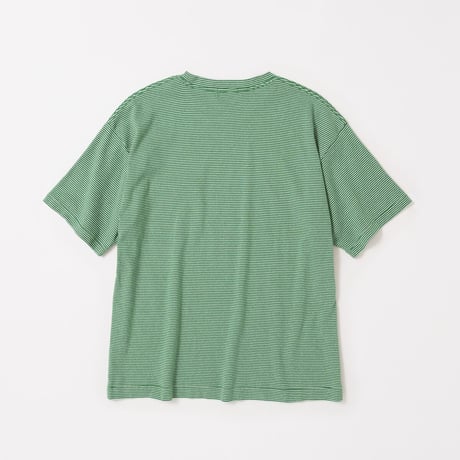 tone / RIB BORDER T SHIRT / GREEN