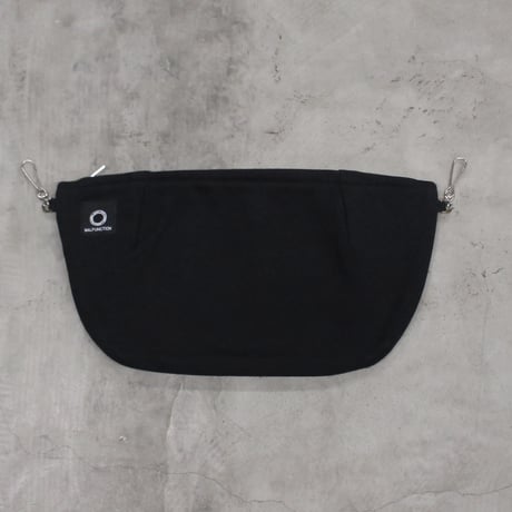 MALFUNCTION / ZIP SWEAT PANTS / BLACK